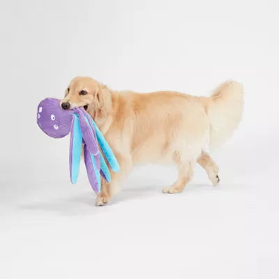Product Joyhound® Bite Shield™ Protection Plush Octopus Dog Toy - Squeaker, Crinkle