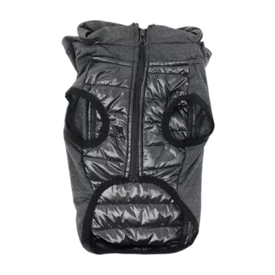 Product Pet Life Apex Lightweight Hybrid 4-Season Stretch & Quick-Dry Dog Coat with Pop Out Hood
