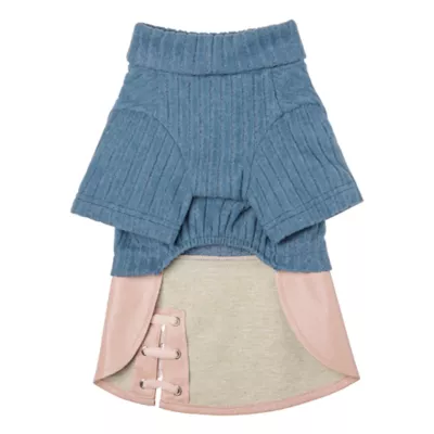 Product Touchdog Modress Fashion Designer Dog Sweater Dress