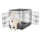 Product Top Paw® Double Door Folding Wire Dog Crate with Divider Panel