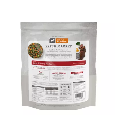 Product Simply Nourish® Fresh Market Adult Frozen Dog Food - Beef & Barley