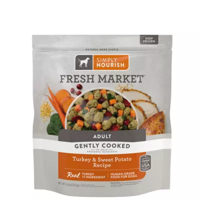 Product Simply Nourish® Fresh Market Adult Frozen Dog Food - Turkey & Sweet Potato