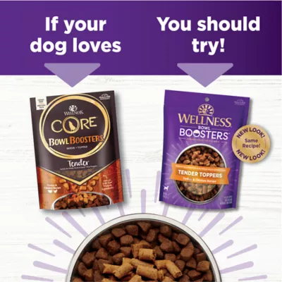 Product Wellness CORE Bowl Boosters Tender All Life Stage Dog Meal Topper - Grain Free, Turkey & Chicken