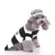 Product Pet Life Halloween Striped Retro Inmate Prisoner Uniform Dog & Cat Costume