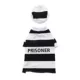 Product Pet Life Halloween Striped Retro Inmate Prisoner Uniform Dog & Cat Costume