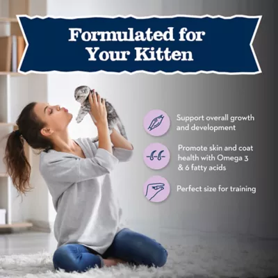 Product Blue Buffalo Baby BLUE Kitten Crunchies Cat Treats - Chicken