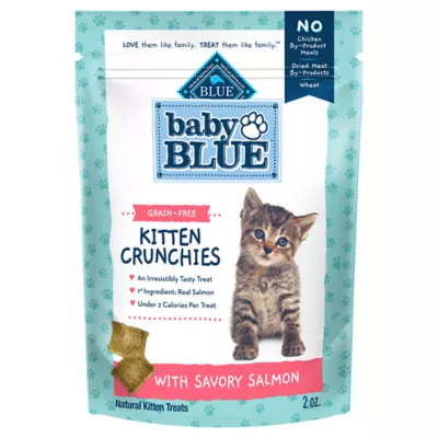 Product Blue Buffalo Baby BLUE Kitten Crunchies Cat Treats - Salmon