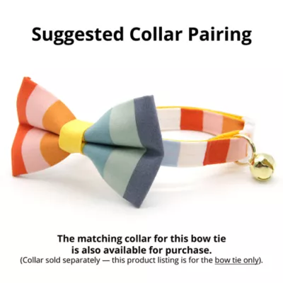 Product Made By Cleo® Carousel Rainbow Cat Bow Tie