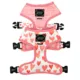 Product Sassy Woof Dolce Rose Dog Harness, Leash and Waste Bag Holder Bundle