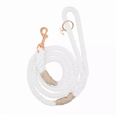 Product Sassy Woof Dove Dog Rope Leash: 5-ft long