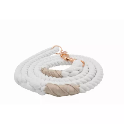Product Sassy Woof Dove Dog Rope Leash: 5-ft long