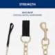 Product Top Paw® Heavy Chain Dog Leash: 4-ft long