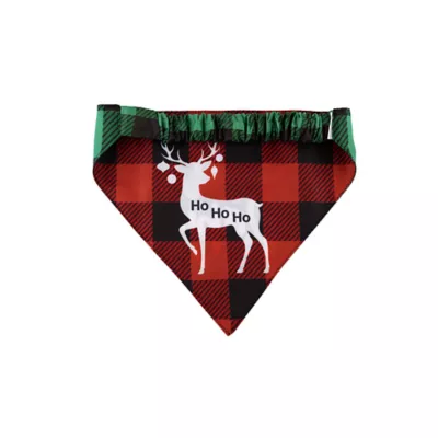 Product Hip Doggie Holiday "Santa Baby" and "Reindeer Ho, Ho Ho" Reversible Dog Bandana