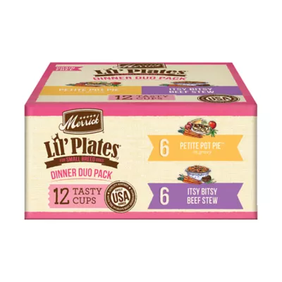 Product Merrick® Lil' Plates® Variety Pack Small Breed Adult Wet Dog Food - Grain Free, Pot Pie & Beef Stew