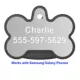 Product YIP Smart Tag Dog Bone Personalized ID Tag and Tracker - Works with Samsung Galaxy Smartphones