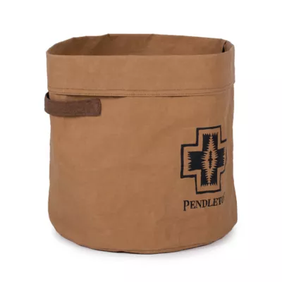 Product Pendleton Brown Washable Toy Bucket