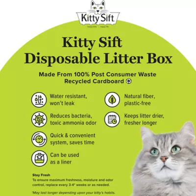 Product  Kitty Sift Disposable Litter Box