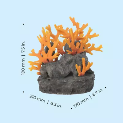 Product biOrb Lava Rock with Fire Coral Aquarium Ornament