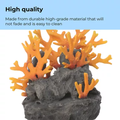 Product biOrb Lava Rock with Fire Coral Aquarium Ornament
