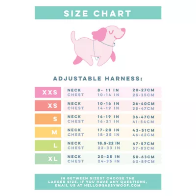 Product Sassy Woof Pup Pup Hooray Dog Harness