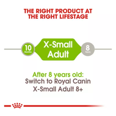 Product Royal Canin® Size Health Nutrition X-Small Breed Adult Dog Dry Food - 2.5 lb