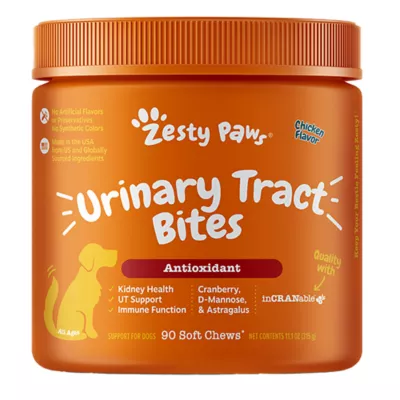 Product Zesty Paws Urinary Tract Bites, Chicken, 90 Count