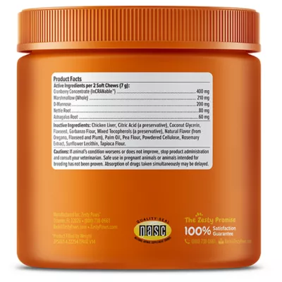 Product Zesty Paws Urinary Tract Bites, Chicken, 90 Count