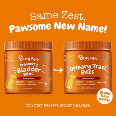 Product Zesty Paws Urinary Tract Bites, Chicken, 90 Count