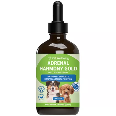 Product Pet Wellbeing Adrenal Harmony GOLD Liquid Hormonal Dog & Cat Supplement