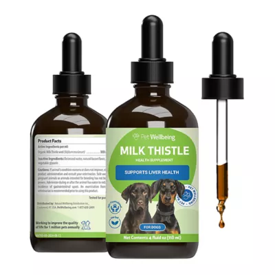 Product Pet Wellbeing Milk Thistle Large Canine Liquid Liver Dog Supplement