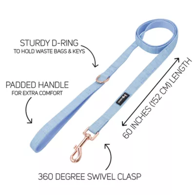 Product Sassy Woof Blumond Dog Leash: 5-ft long