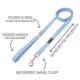 Product Sassy Woof Blumond Dog Leash: 5-ft long