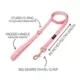 Product Sassy Woof Dolce Rose Dog Leash: 5-ft long