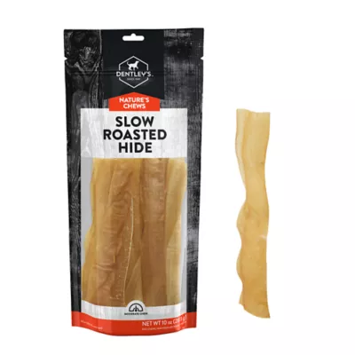 Product Dentley's Slow Roasted Hide Natural Dog Chew 12 Inch 10 OZ