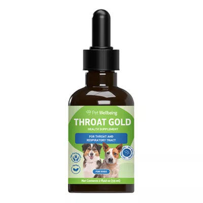 Product Pet Wellbeing Throat GOLD Liquid Respiratory Dog & Cat Supplement