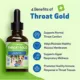 Product Pet Wellbeing Throat GOLD Liquid Respiratory Dog & Cat Supplement