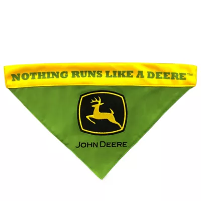 Product Pets First John Deere Reversible Pet Bandana