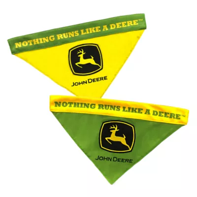 Product Pets First John Deere Reversible Pet Bandana