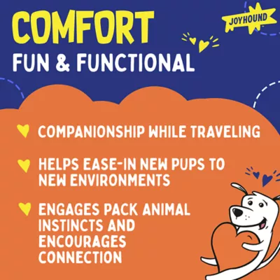 Product Joyhound® Crazy Comfy Plush Giraffe & Lion Dog Toy - 2 Pack, Squeaker