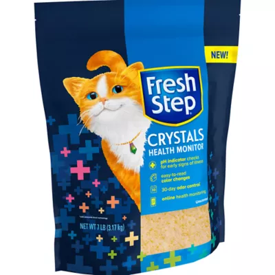 Product Fresh Step Crystals Health Monitoring Cat Litter, Bag, 7 LB