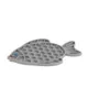 Product Whisker City® Grey Fish Slow-Feeder Cat Mat