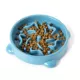 Product Whisker City® Blue Slow Feeder Cat Bowl, 1.25-cup