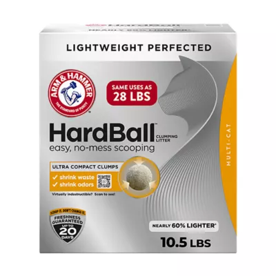 Product Arm & Hammer Hardball Lightweight Cat Litter, Clumping, No-Mess Scooping, Multi-Cat