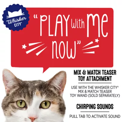 Product Whisker City® Chirping Mouse Teaser Attachment Cat Toy (Teaser Wand Sold Separately)