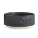 Product Whisker City® Ceramic Black Meow Cat Bowl, 1.5-cup
