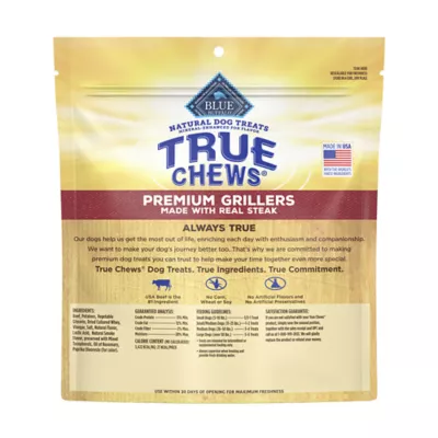 Product Blue Buffalo® True Chews Premium Grillers All Life Stages Dog Treats - Steak