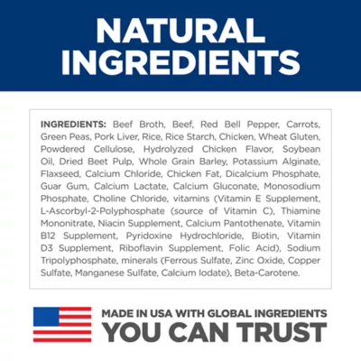 Product Hill's Science Diet Healthy Cuisine Adult Wet Dog Food - Braised Beef, Carrots & Peas, 12.5 oz