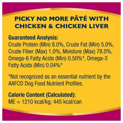 Product Bil-Jac Picky No More Pate Adult Wet Dog Food - Chicken & Chicken Liver, 13 oz