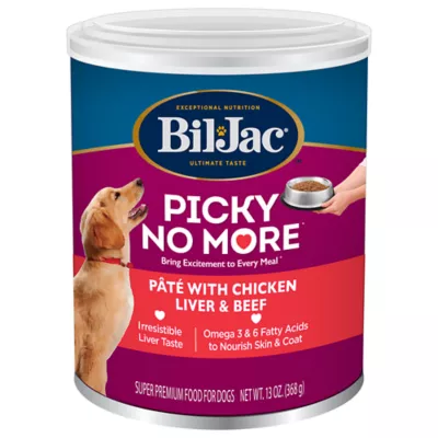 Product Bil-Jac Picky No More Pate Adult Wet Dog Food - Chicken Liver & Beef, 13 oz