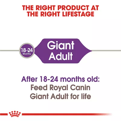 Product Royal Canin Size Health Nutrition Giant Breed Adult Dog Dry Food - 30 lb